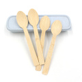 Eco friendly handmade wood material mini wooden spoon soup spoon